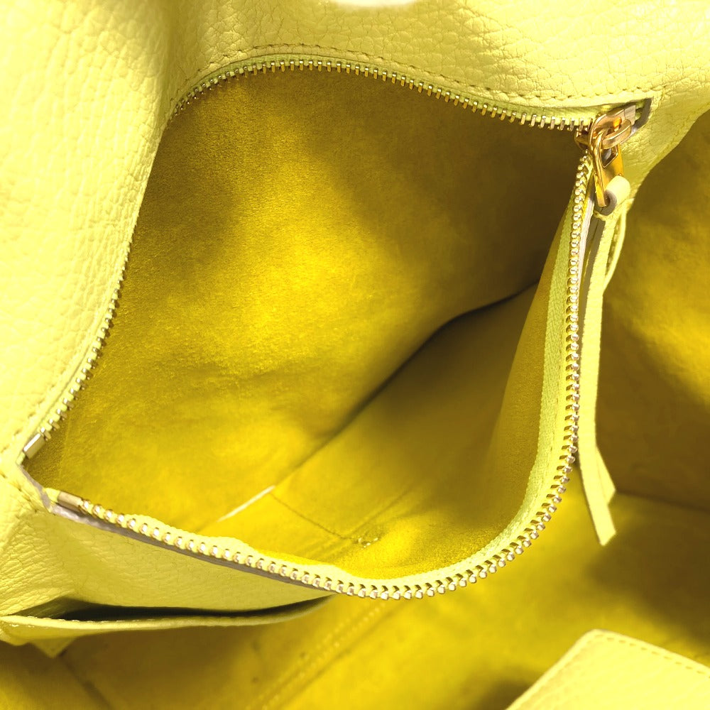 CELINE Handbag 175883 leather yellow Tote Bag belt bag Thai Mini Thai Bag Women Secondhand
