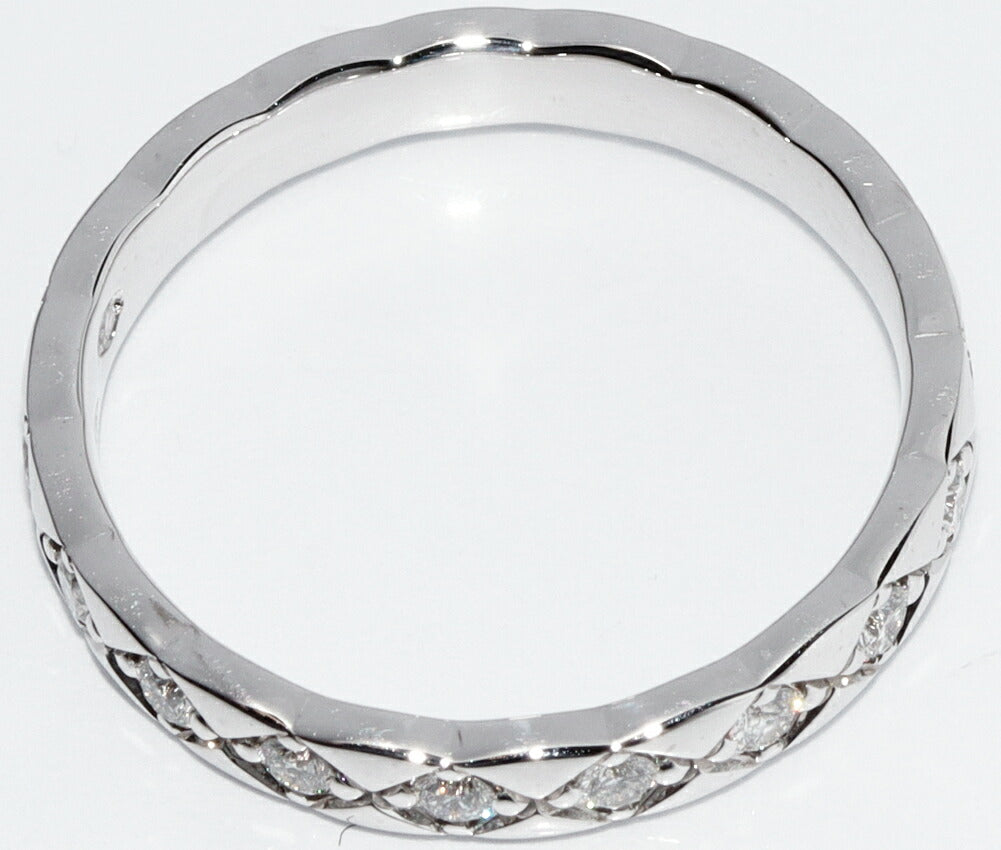 Chanel 18K White Gold Coco Crush Ring J11871