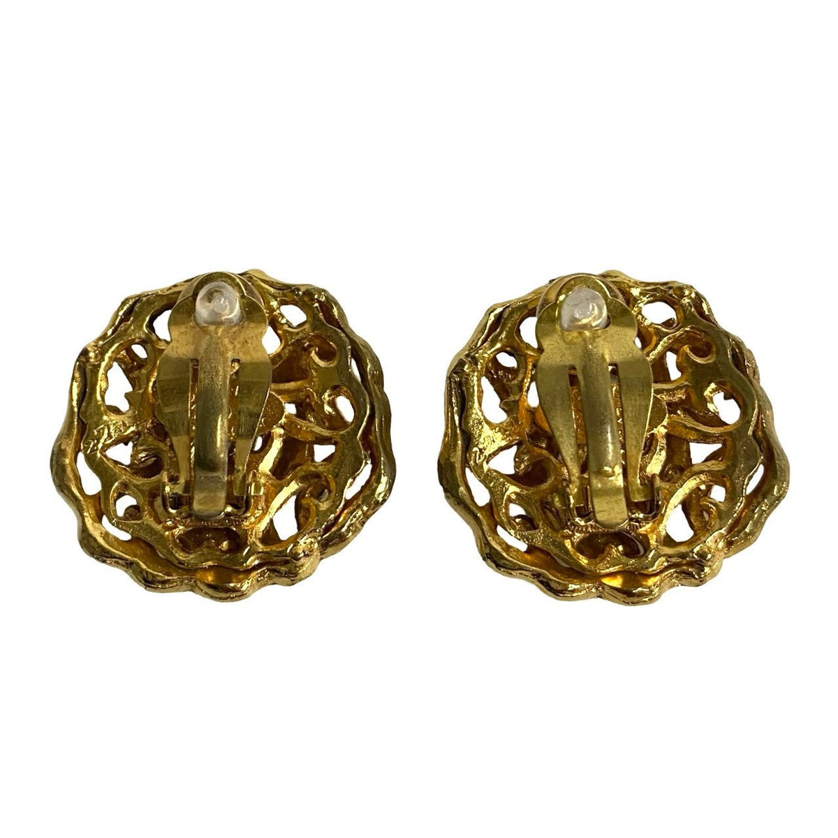 CHANEL Earring Gold Plated gold