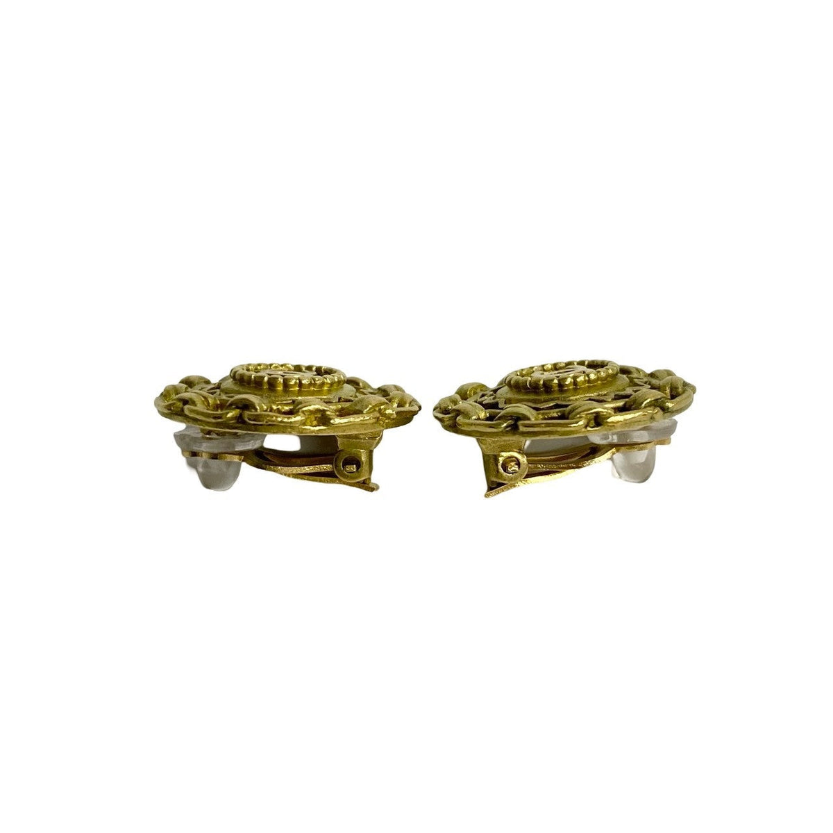 CHANEL Earring Gold Plated gold