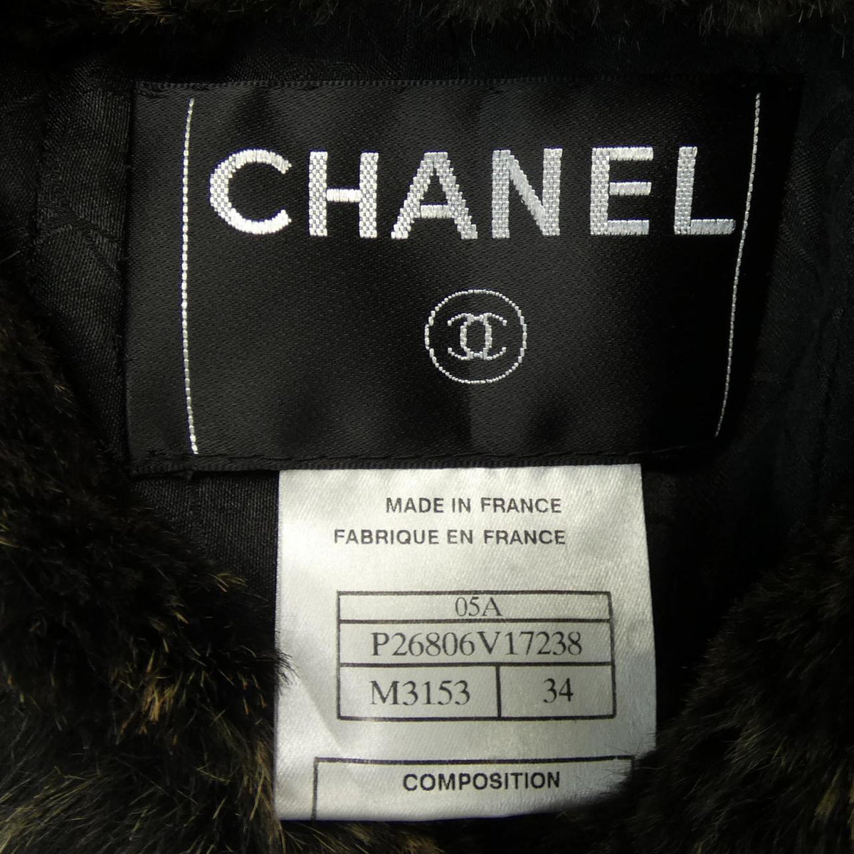 Chanel P26806V17238 Rabbit Jacket