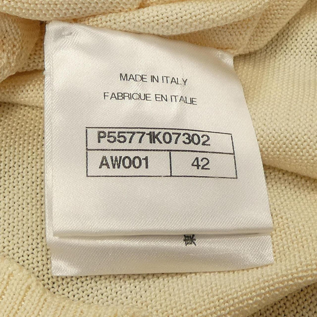 Chanel P55771K07302 Silk Cardigan