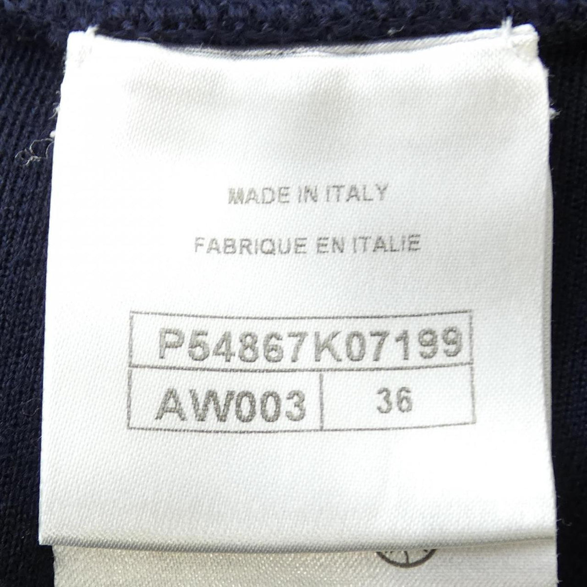 Chanel P54867K07199 16B Silk Cashmere Dress