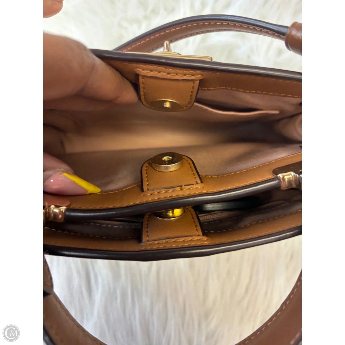 Crossbody Designer By Coach, Size: Small