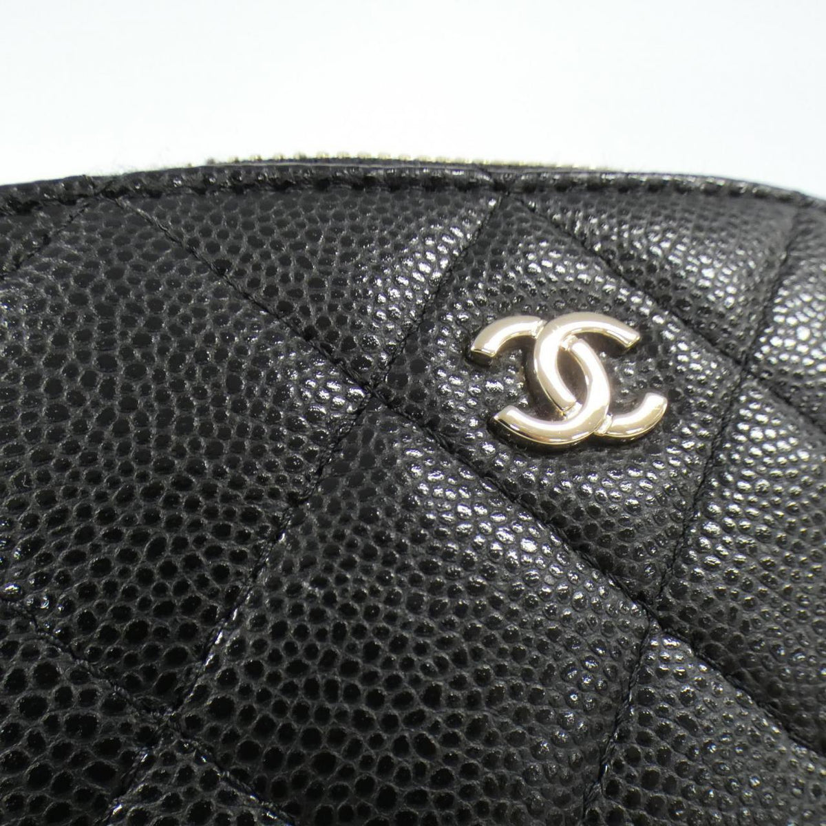 Chanel Timeless Classic Line Caviar Skin Chain Clutch