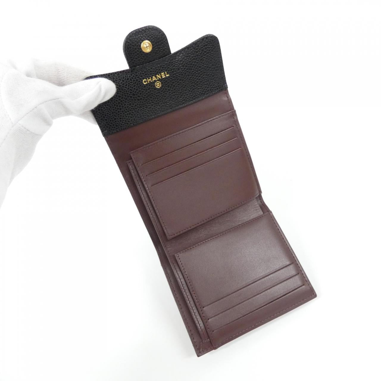 Chanel Timeless Classic Caviar Skin Wallet