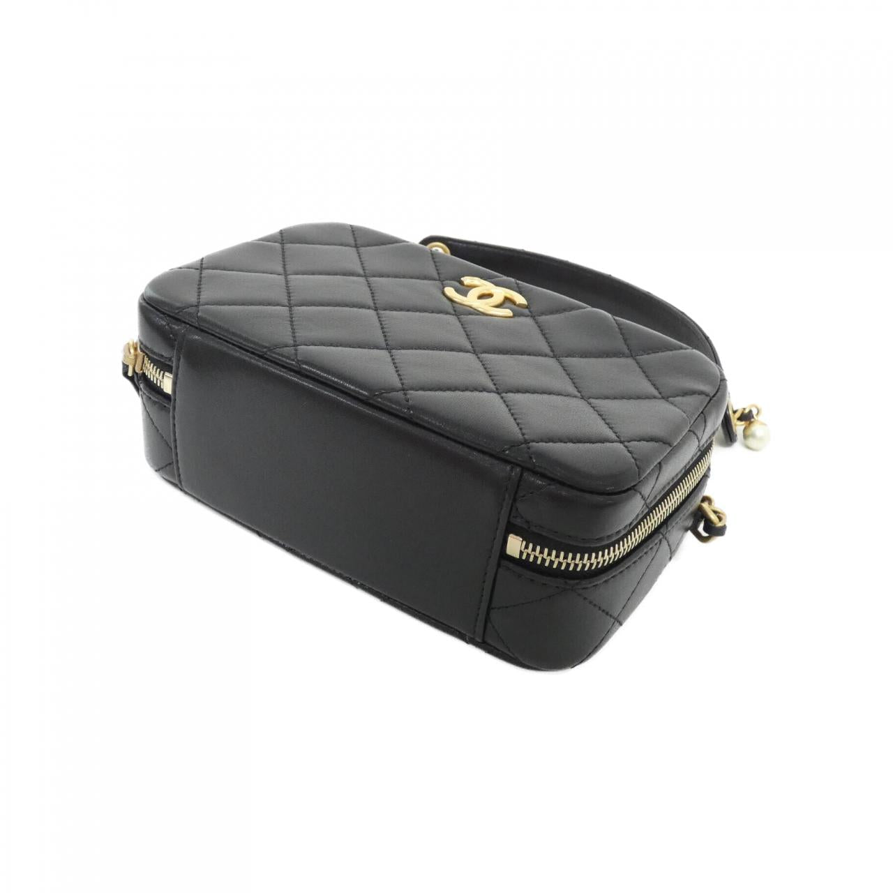 Chanel AS5409 Lambskin Faux Pearl Bag