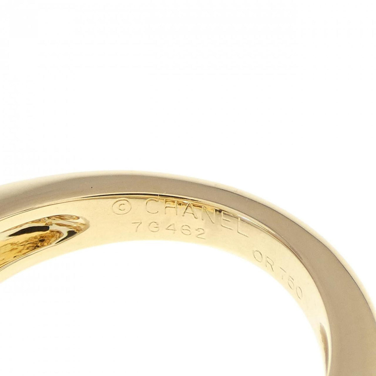 Chanel Twin Comet 750 Yellow Gold Diamond Ring