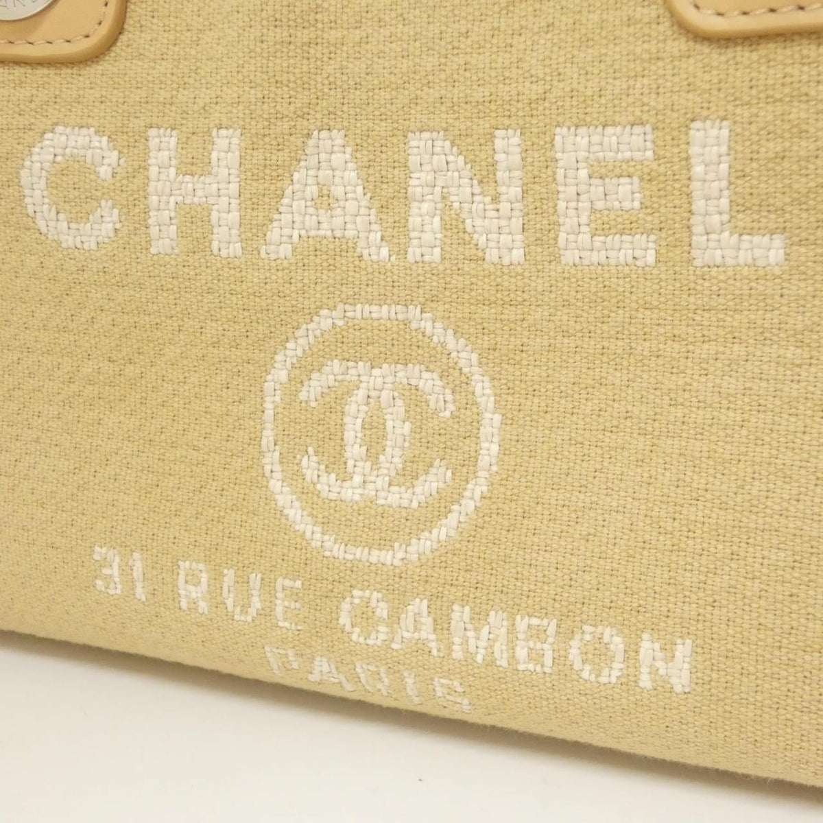 Chanel Deauville Line Mixed Fiber Boston Bag