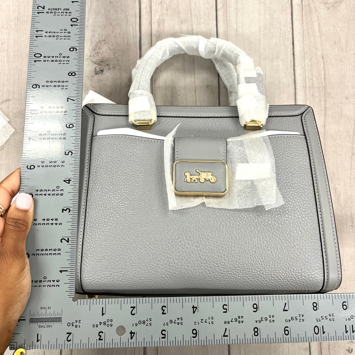 Handbag Designer By Coach, Size: Medium