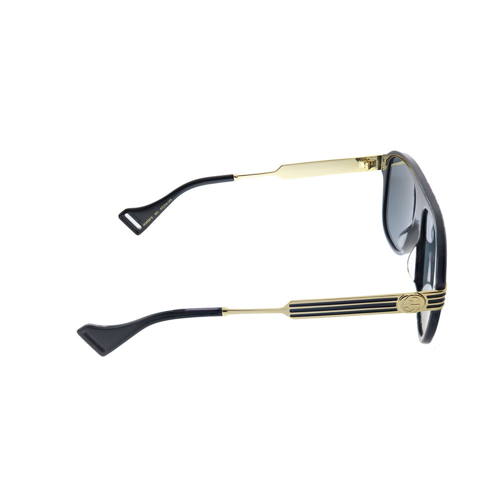 Gucci GG 0587S 001 Unisex Aviator Sunglasses