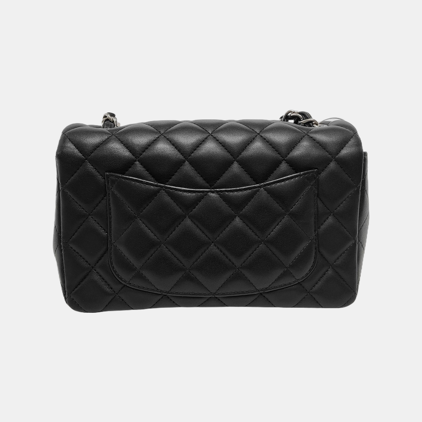 Chanel Classic Flap Rectangular Mini Midnight Navy Black Lambskin