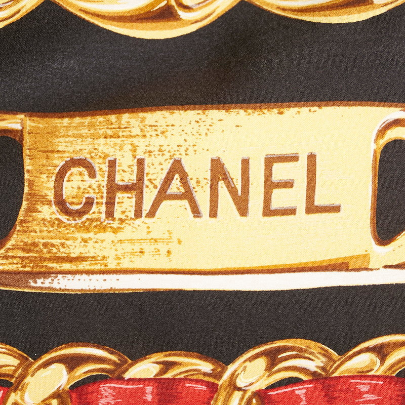 Chanel 31 Rue Cambon Paris Silk Scarf Canvas Scarf in Good condition