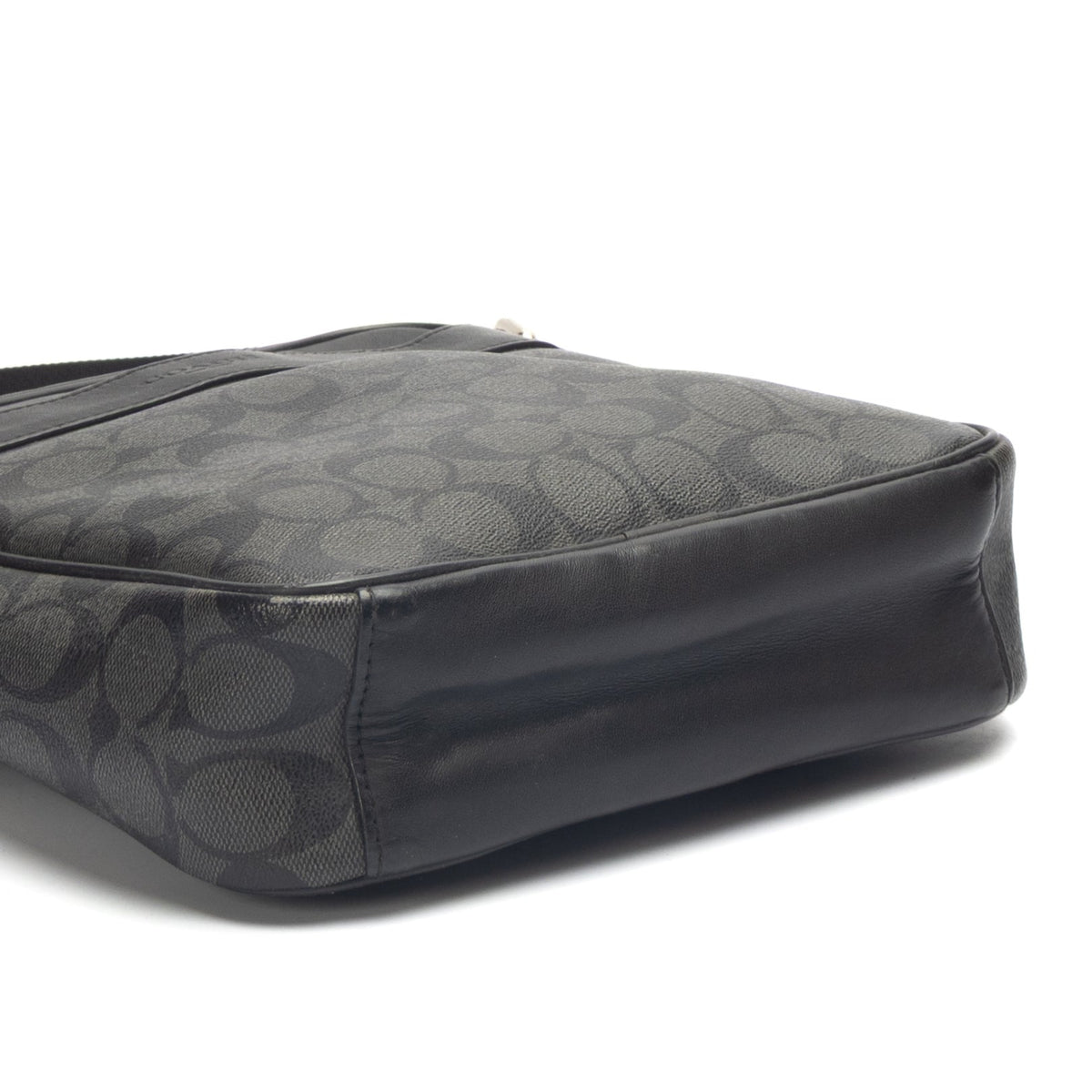 Coach Black Sullivan Logo Messenger Bag
