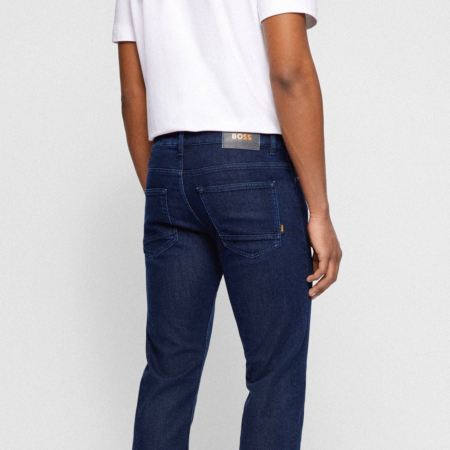 Slim-Fit Jeans In Blue Comfort-Stretch Denim