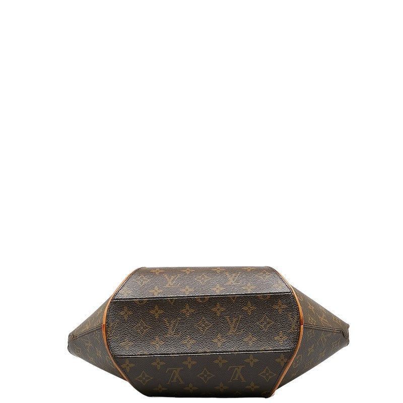 Louis Vuitton Monogram Ellipse MM Handbag 2WAY M51126 Brown PVC Leather Louis Vuitton