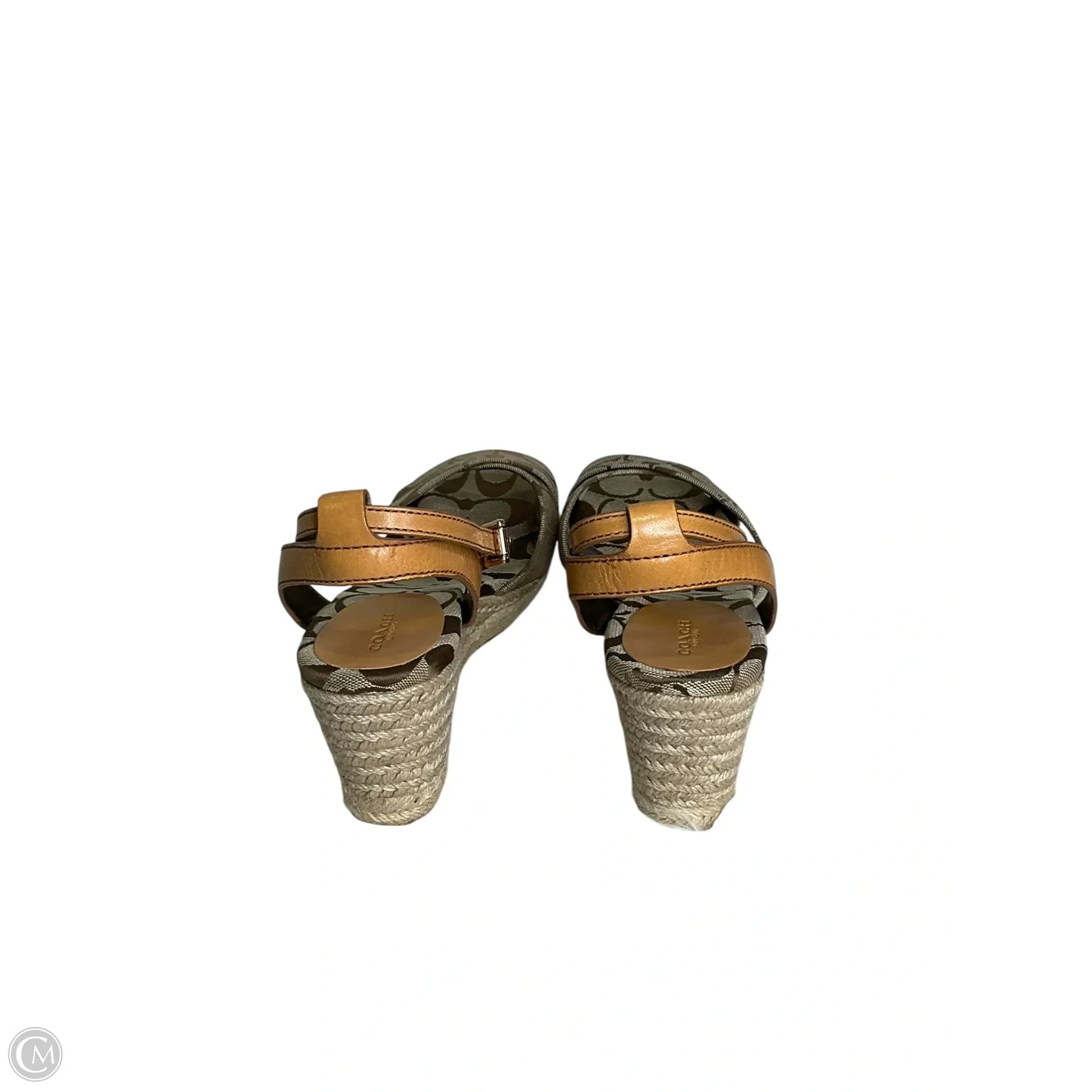 Shoes Designer By Coach In Tan, Size: