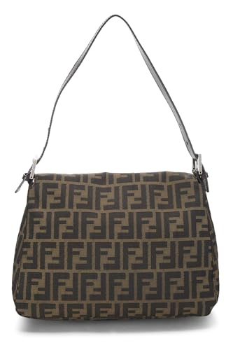 Fendi, Brown Zucca Canvas Mama, Brown