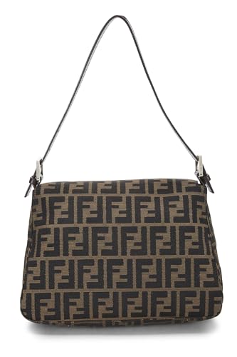 Fendi, Brown Zucca Canvas Mama, Brown