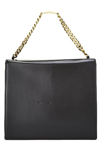 Chanel, Black Lambskin 'CC' Flap Handbag, Black