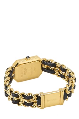 Chanel, Black & Gold Premiere Watch Medium, Black