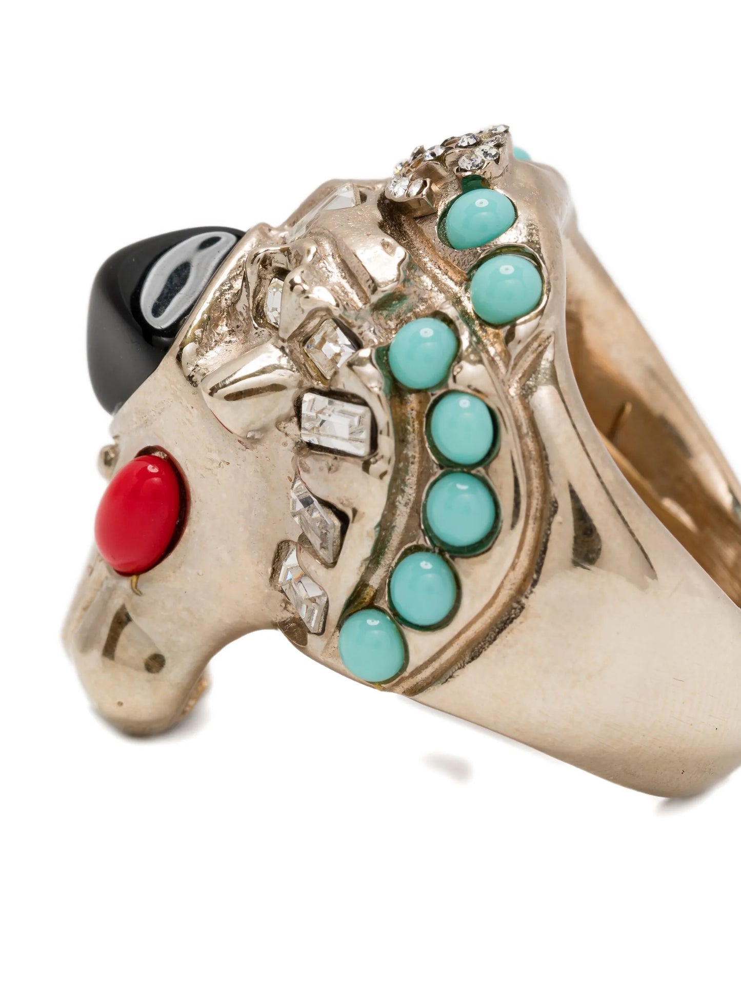 CC Lion Head Cocktail Ring