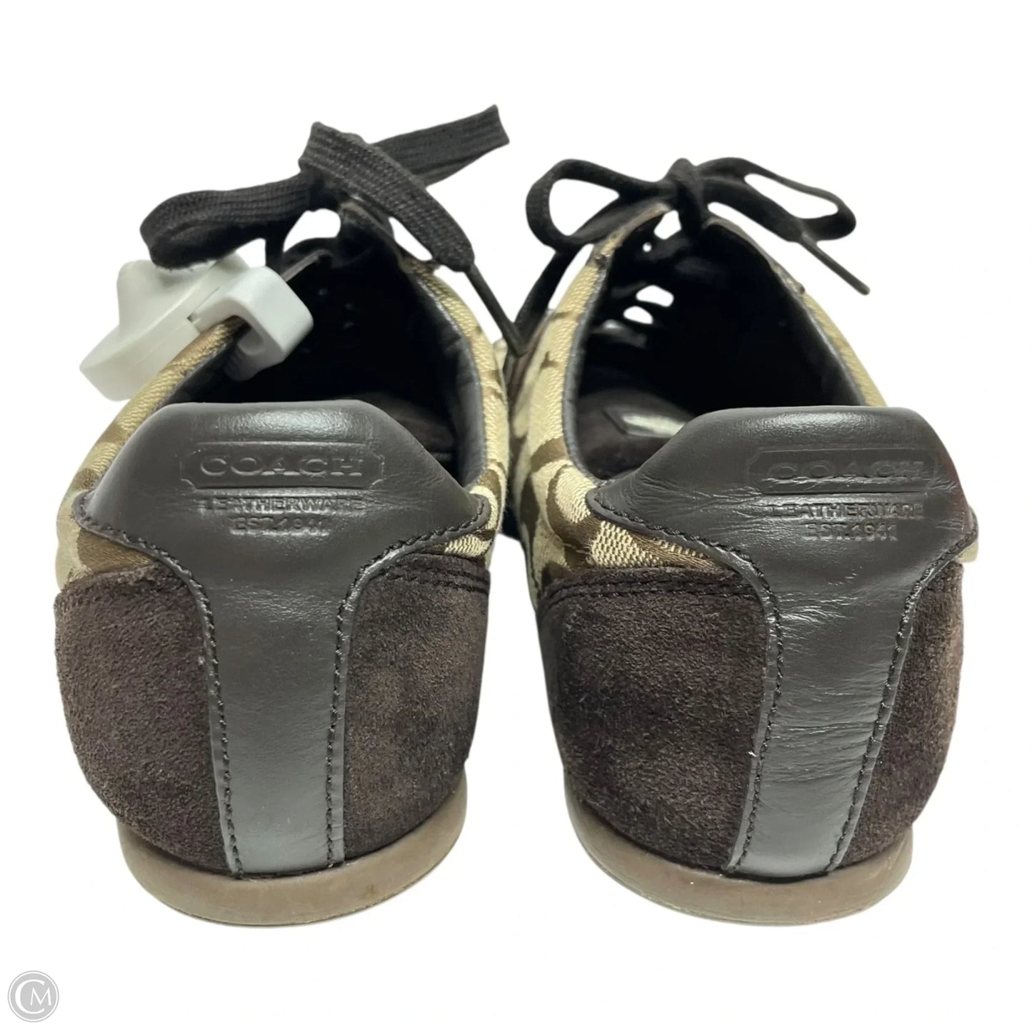 Shoes Designer By Coach In Brown & Tan, Size: 6