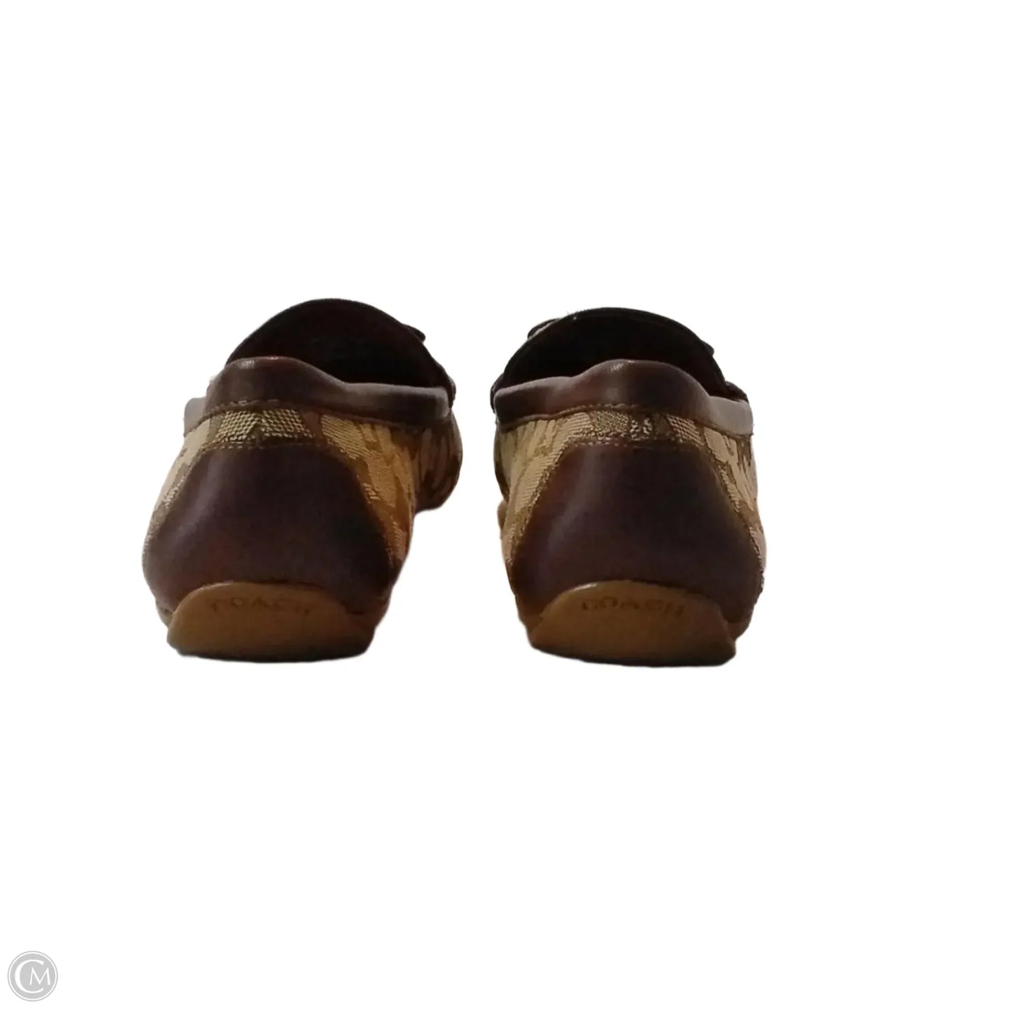 Shoes Flats By Coach In Brown, Size: 9.5