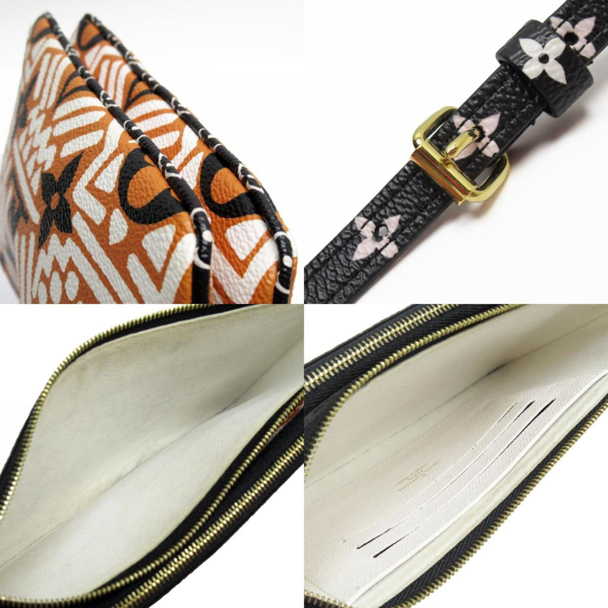 Louis Vuitton Coated Canvas Pochette Shoulder Bag