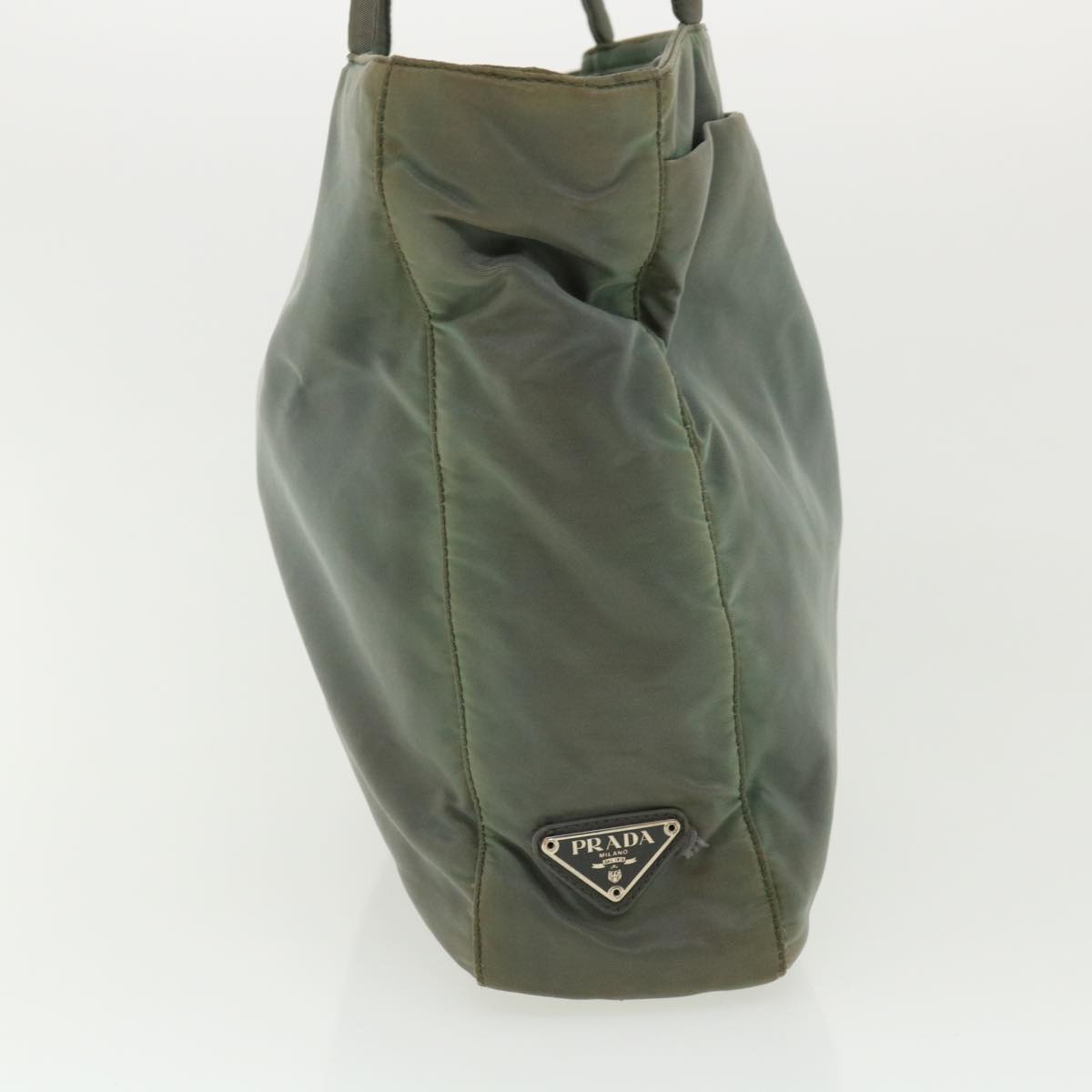 Prada Shoulder Bag Nylon Gray 35364