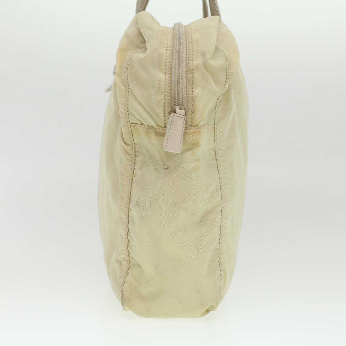 Prada Hand Bag Nylon Beige 36234