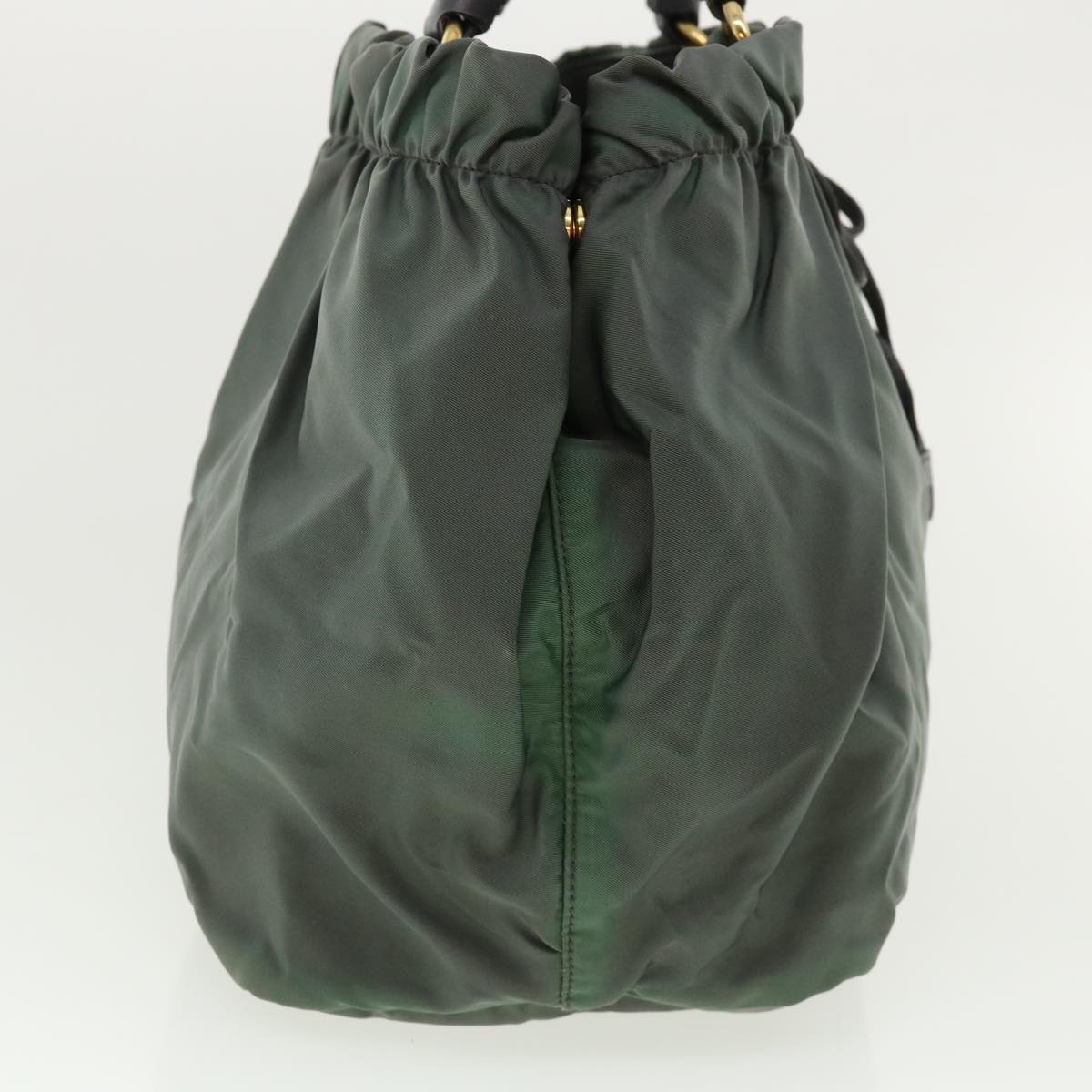 Prada Hand Bag Nylon Gray 36632
