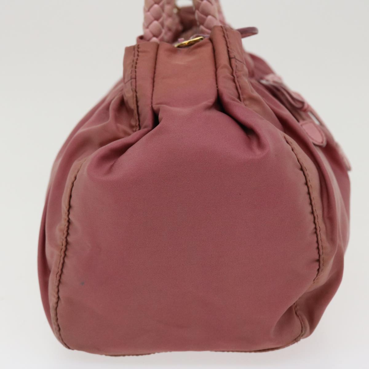 Prada Shoulder Bag Nylon 2way Pink 36966