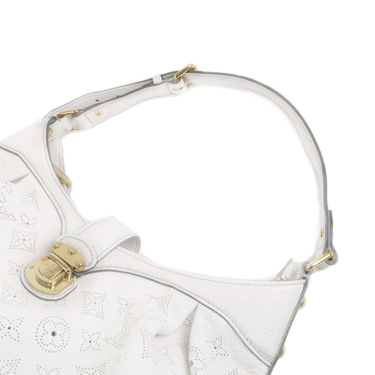 Louis Vuitton Monogram Mahina XS Shoulder Bag Blanc White M95661
