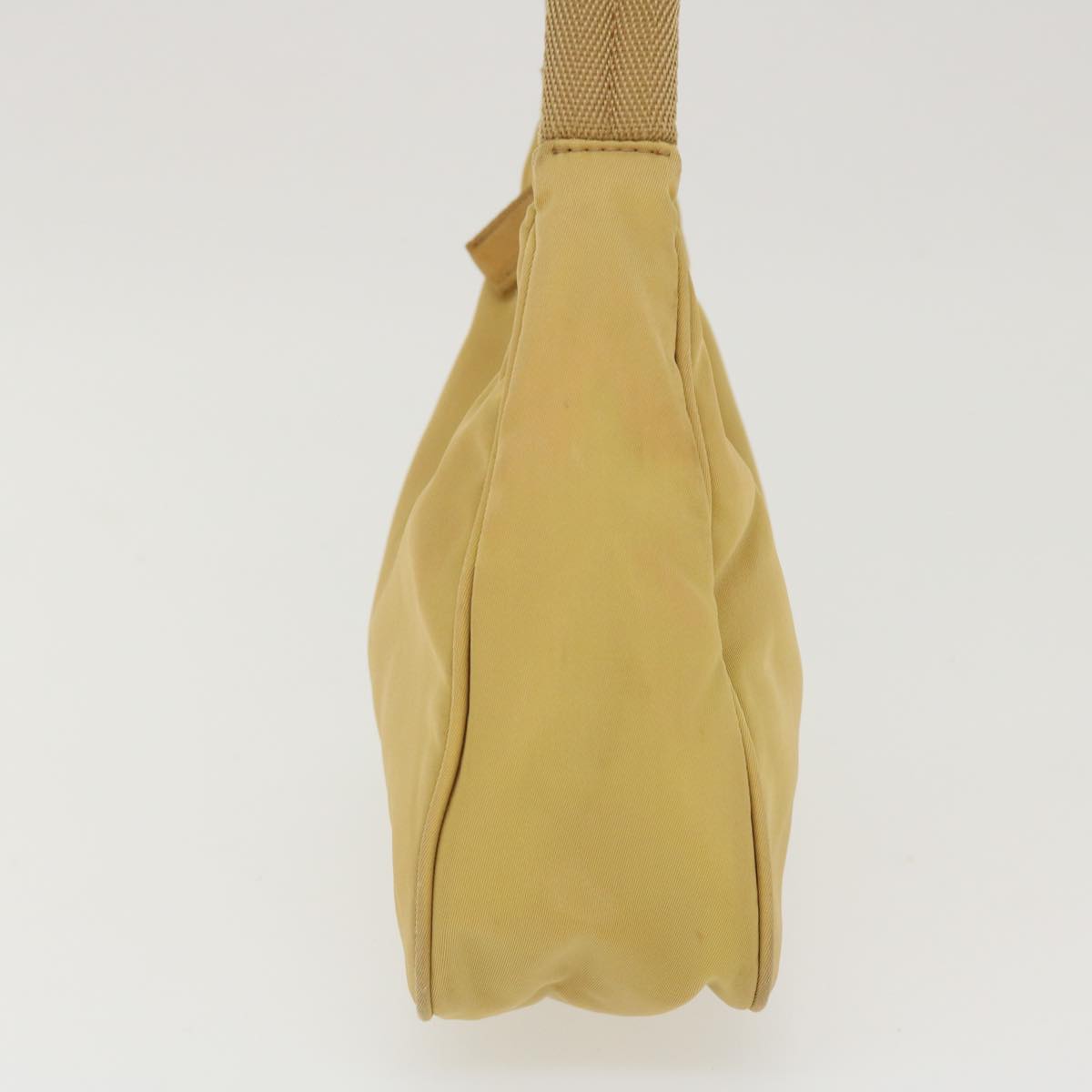 Prada Hand Bag Nylon Beige 37557