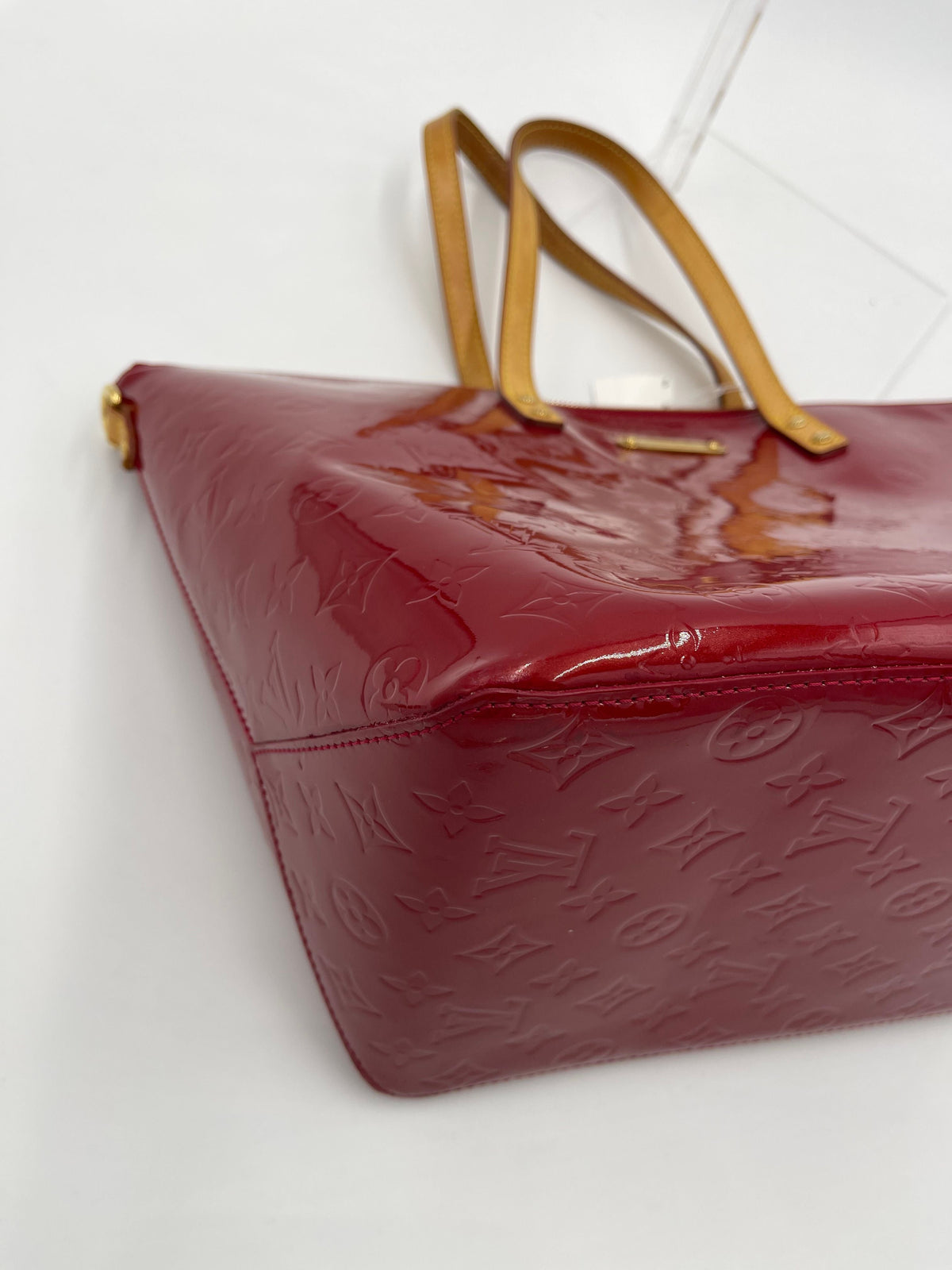 Louis Vuitton Monogram Vernis Reade PM Vintage - Red Handle Bags, Handbags AG189O