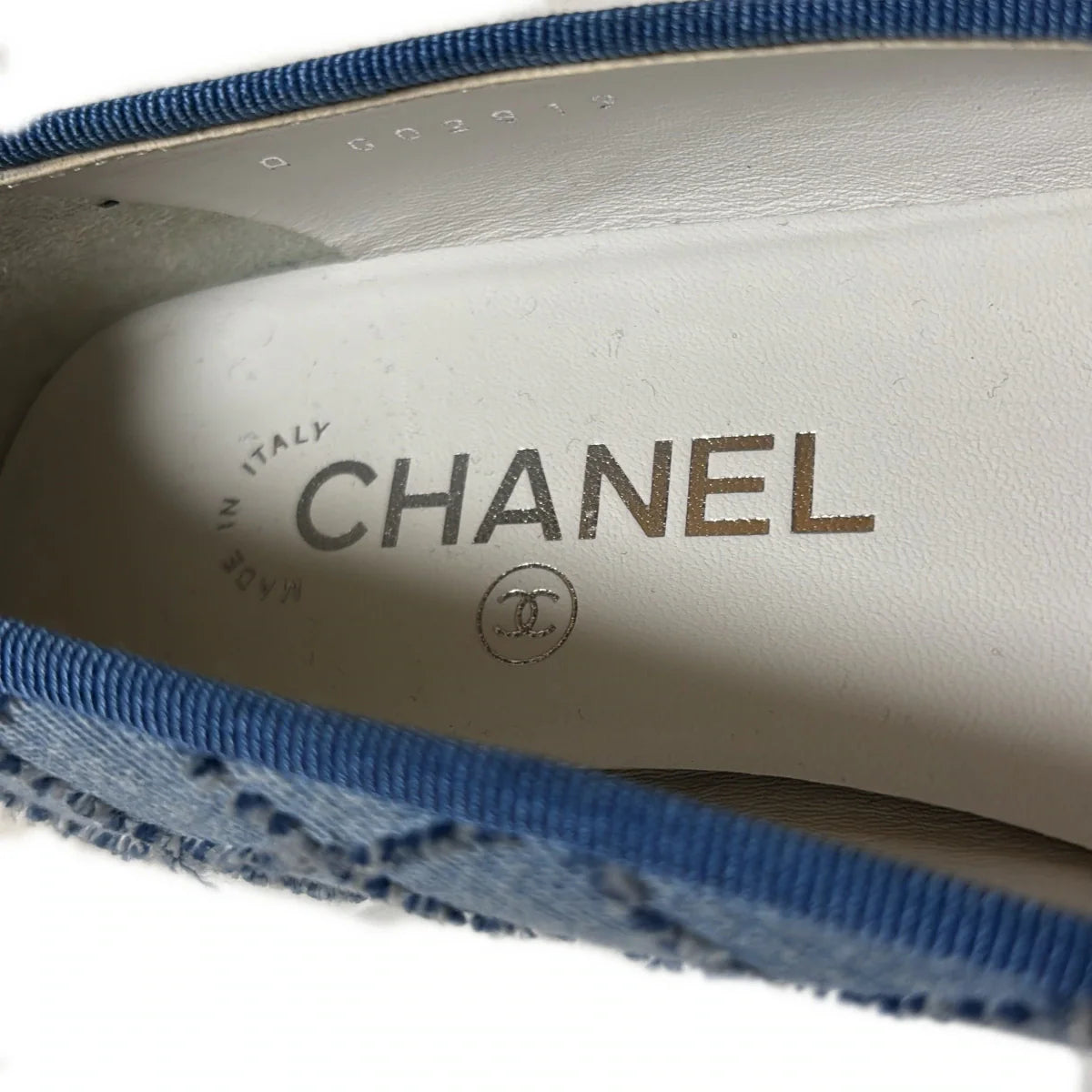 Chanel Denim Ballet Flats