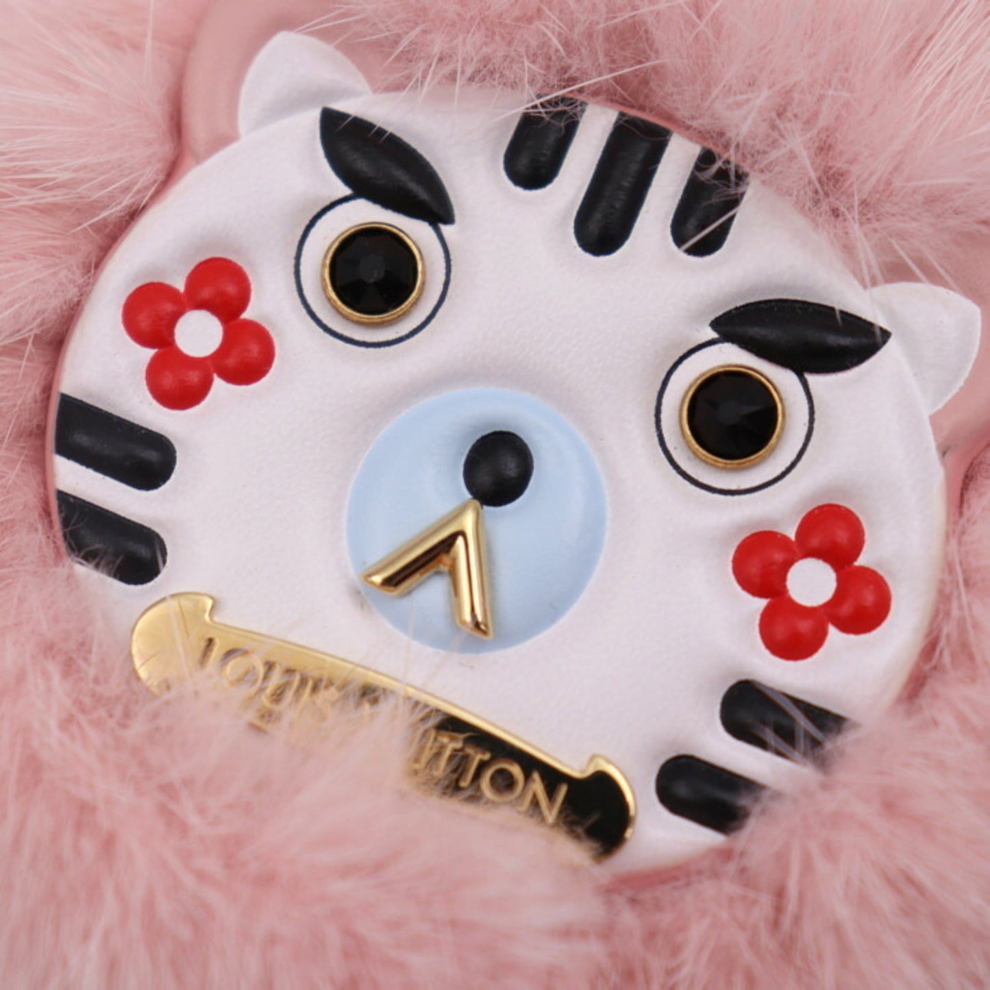 Louis Vuitton Fur Leather Keyring