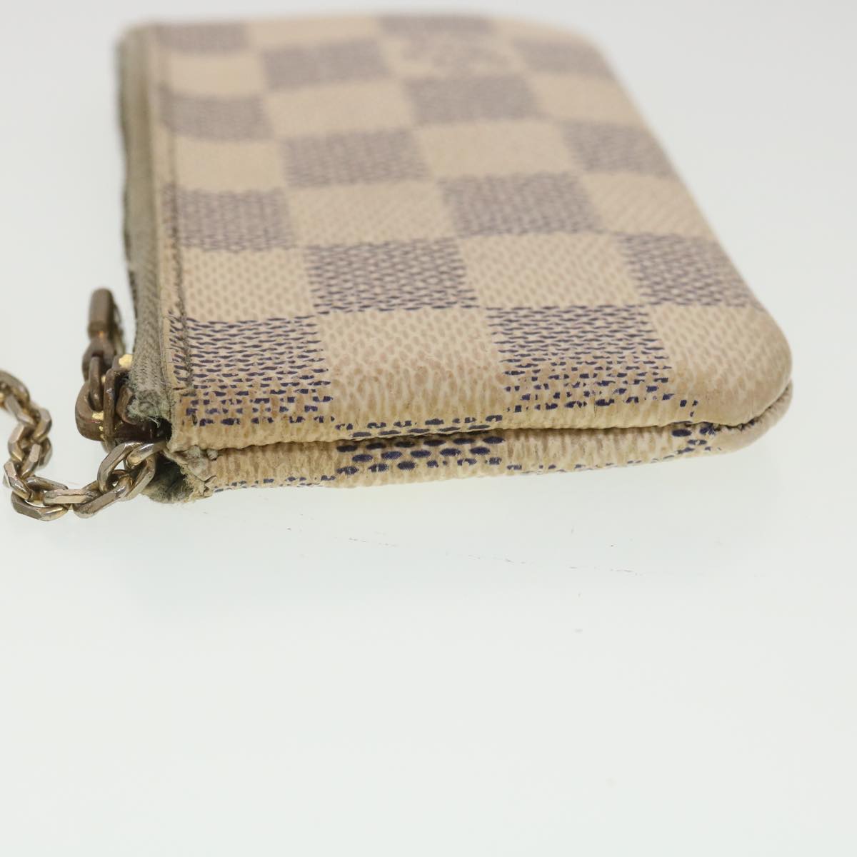 LOUIS VUITTON Damier Azur Pochette Cles Coin Purse N62659 LV 38411