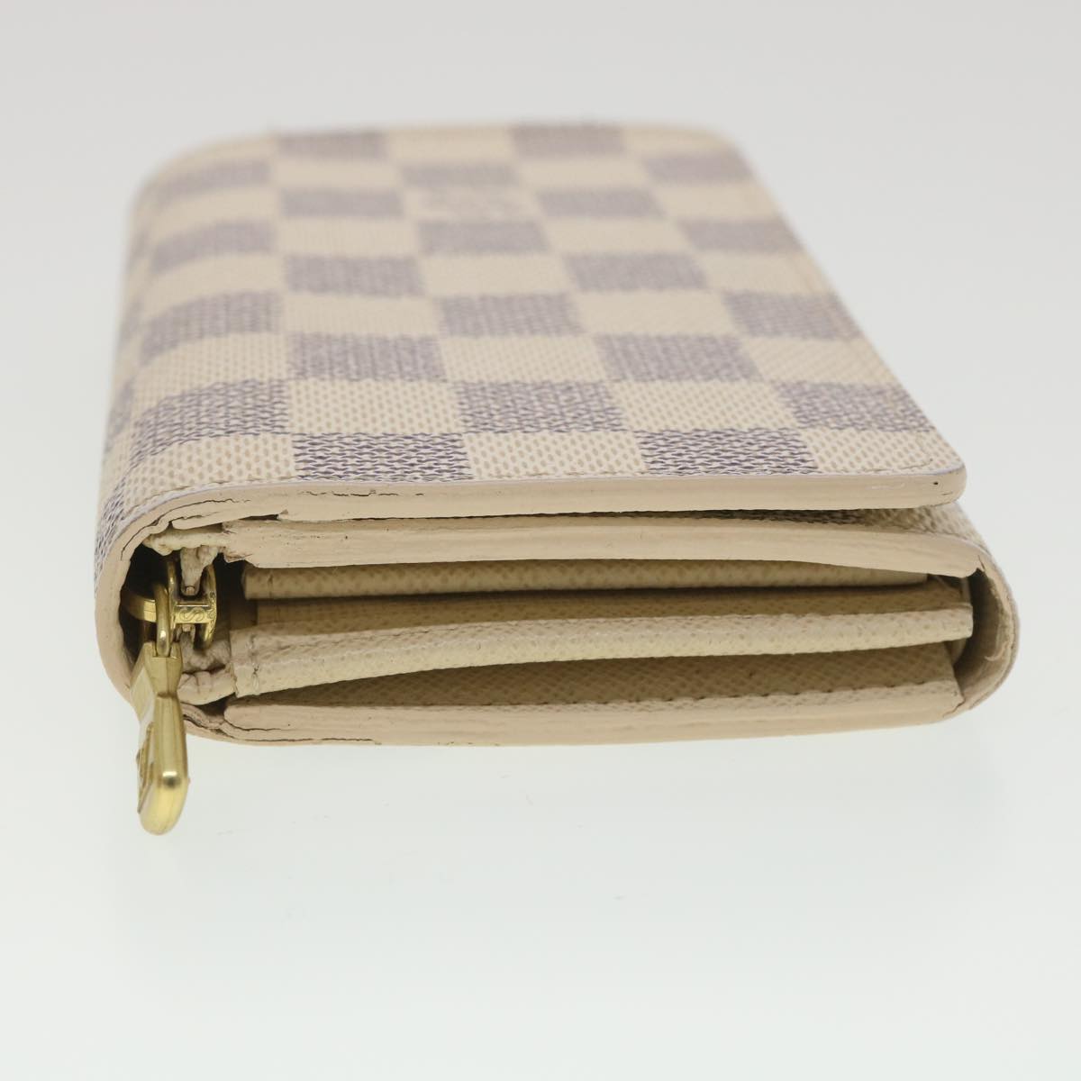 LOUIS VUITTON Damier Azur Porte Monnaie Billets Tresol Wallet N61744 38421