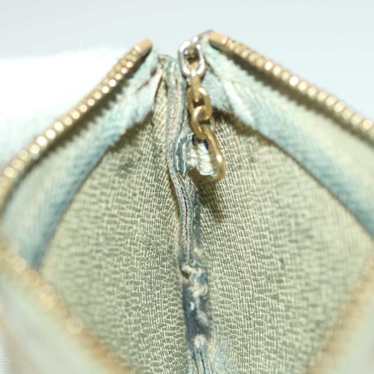 LOUIS VUITTON Damier Azur Pochette Cles Coin Purse N62659 LV 38447
