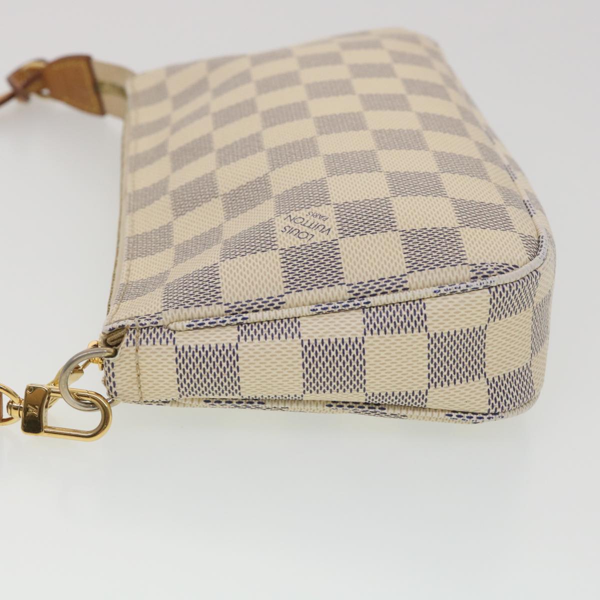 LOUIS VUITTON Damier Azur Pochette Accessoires Pouch N51986 LV 38755