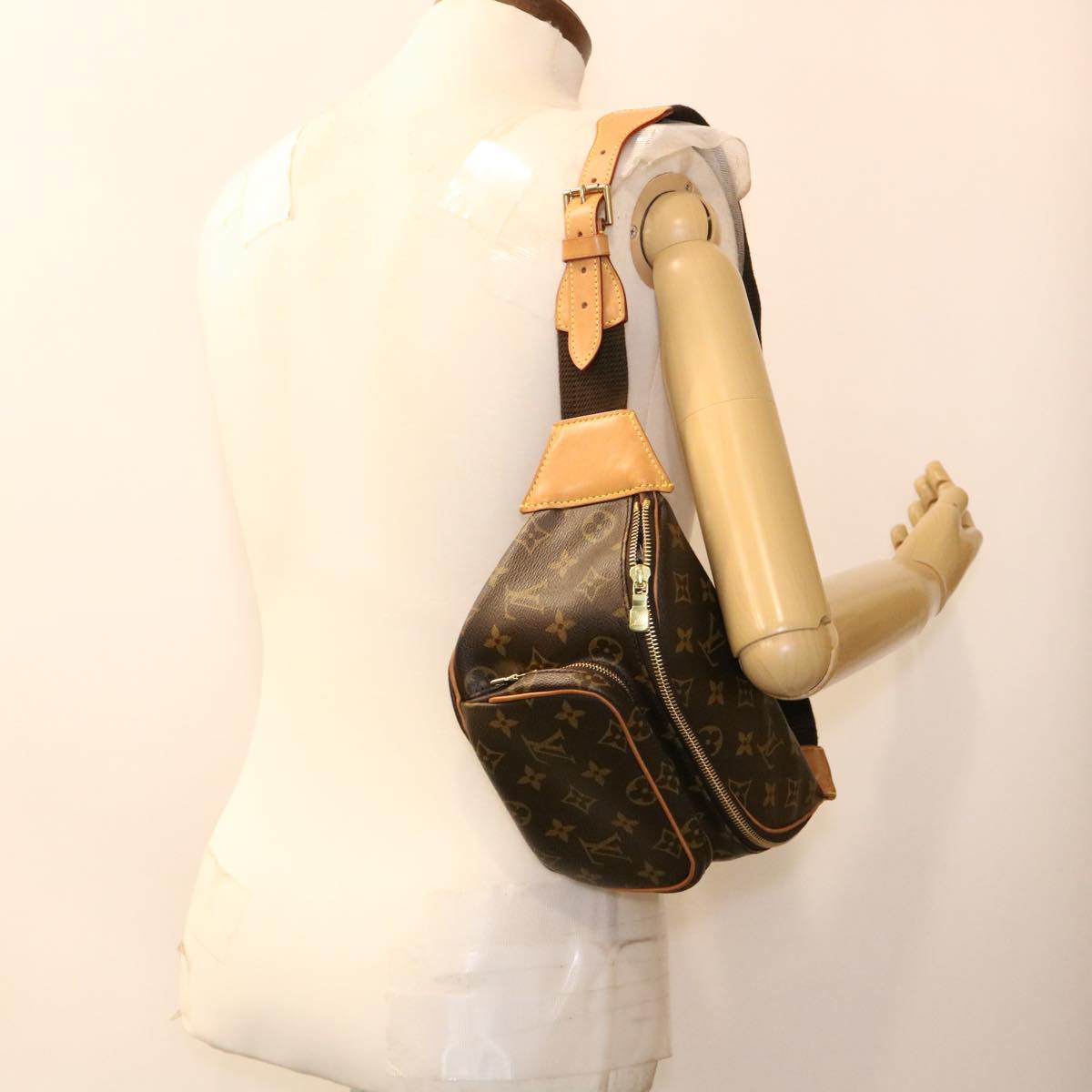 LOUIS VUITTON Monogram Waist Bag SPO LV 38857A