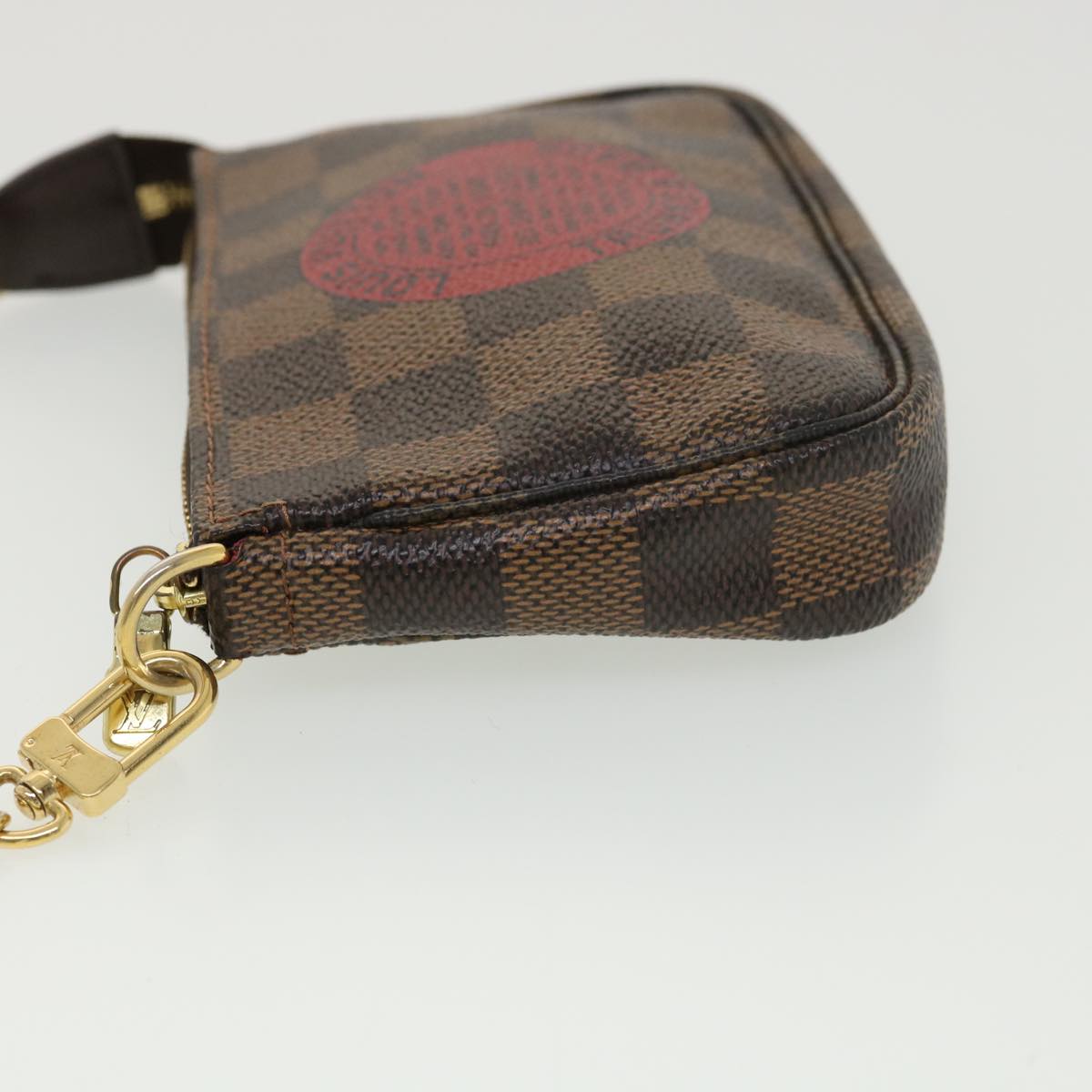 LOUIS VUITTON Damier Ebene T&B Mini Pochette Accessoires Pouch N58011 39017