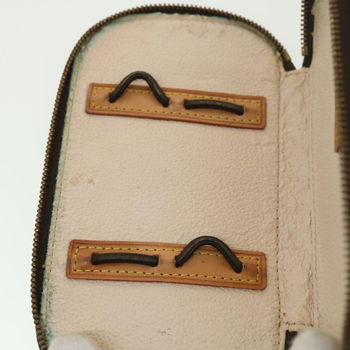 LOUIS VUITTON Monogram Trousse Brush PM Cosmetic Pouch M47510 LV 39155