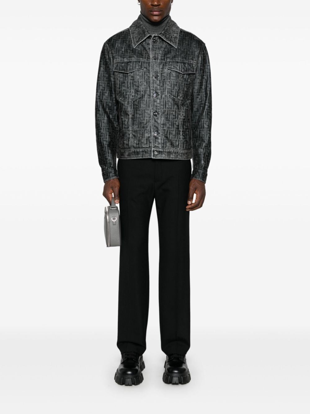 Fendi Men Logo Jacket