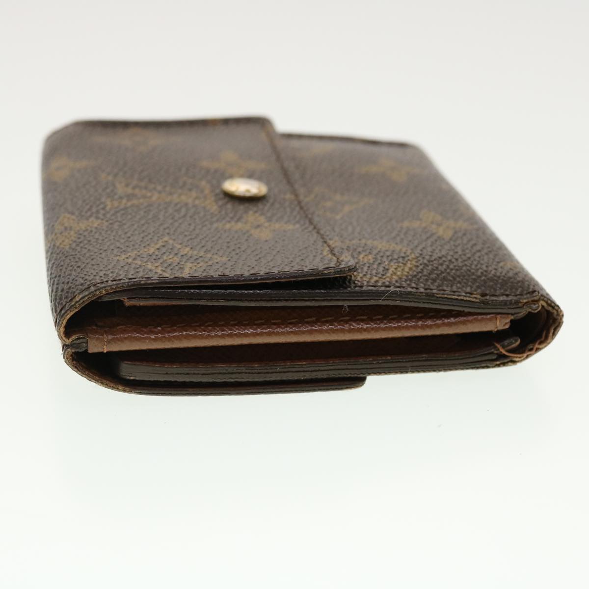 LOUIS VUITTON Monogram Porte Monnaie Billets Cartes Credit Wallet LV 39486
