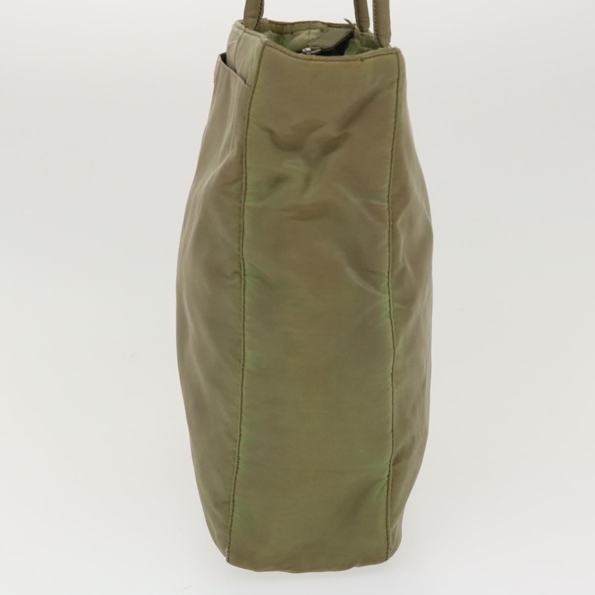Prada Shoulder Bag Nylon Khaki 39611