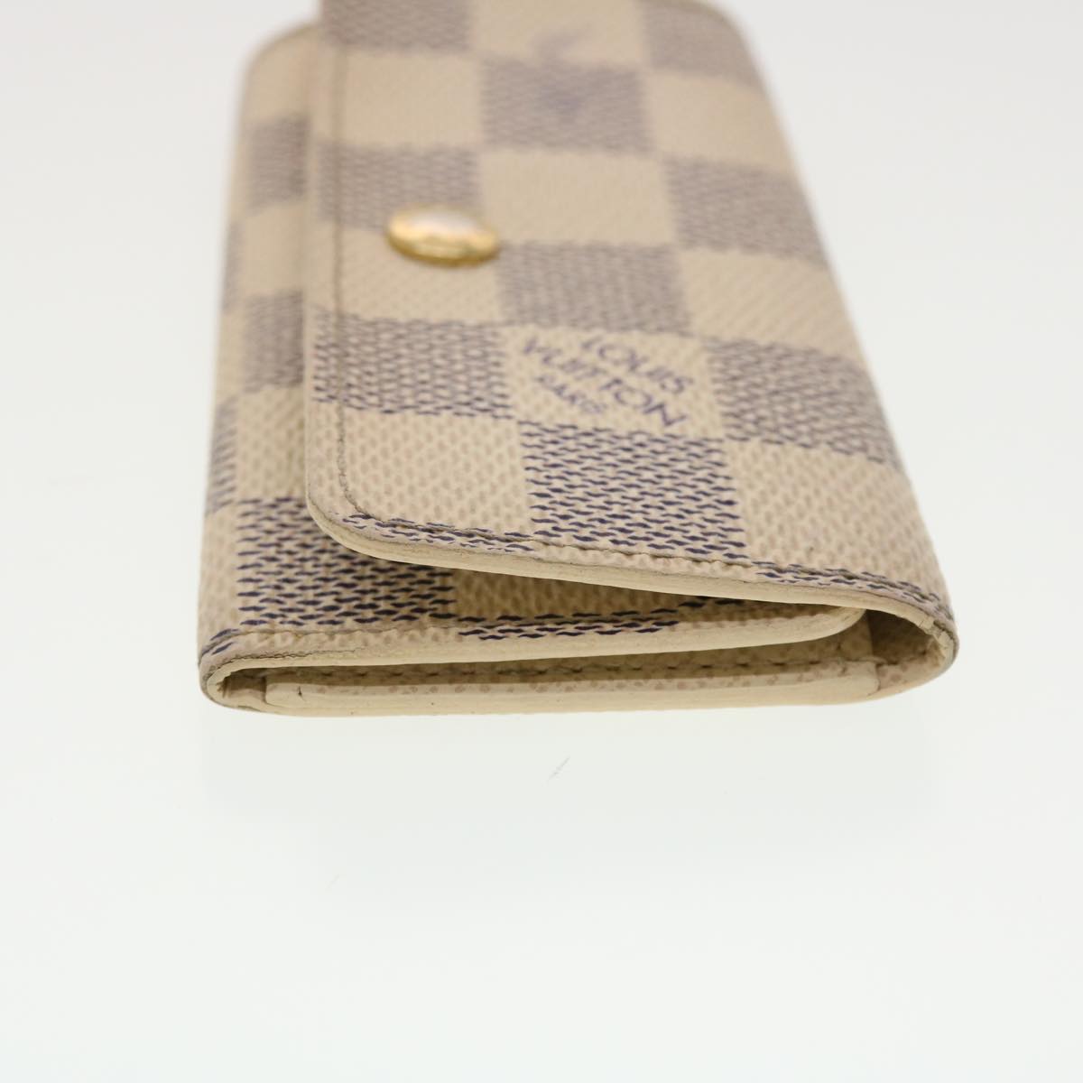 LOUIS VUITTON Damier Azur Multicles 4 Key Case N60020 LV 39897
