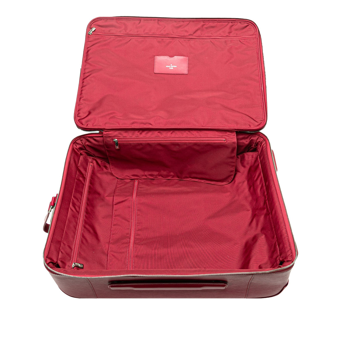 Red Louis Vuitton Epi Pegase 55 Travel Bag